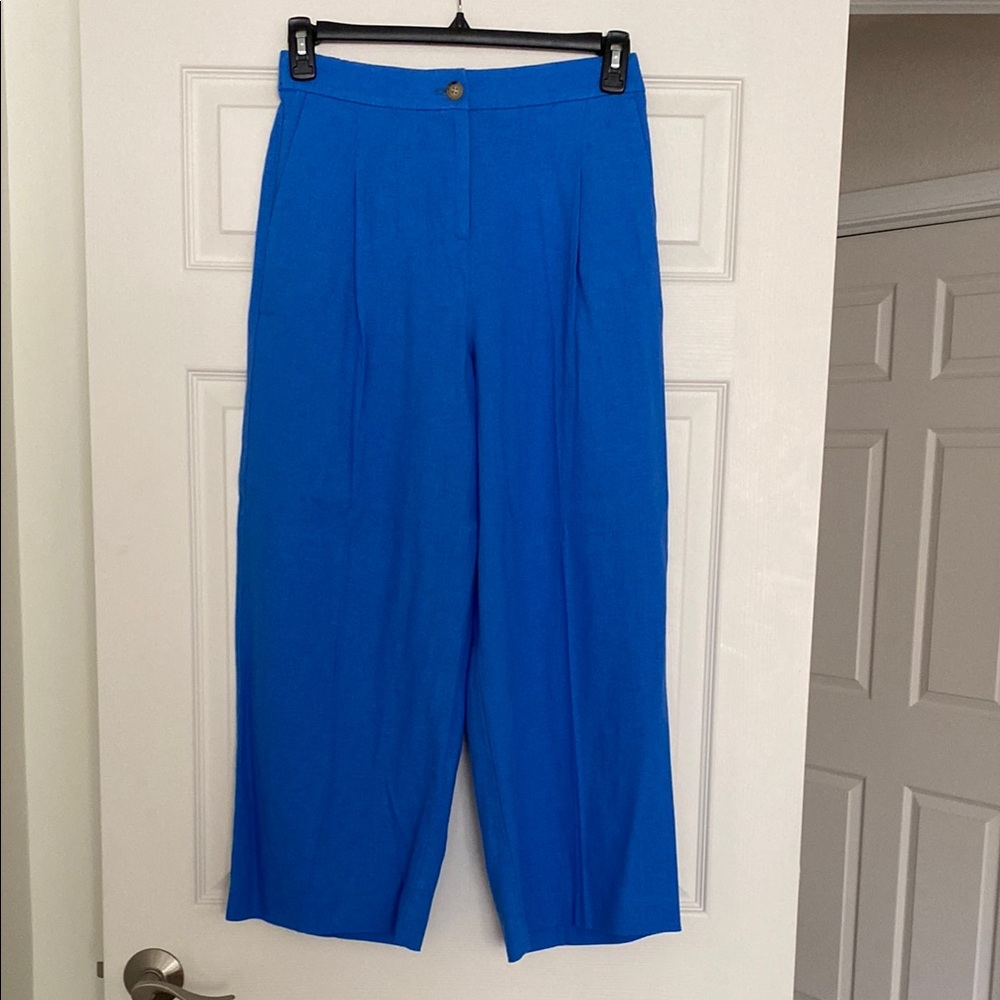 NWT J Crew Factory Linen Blend Pant